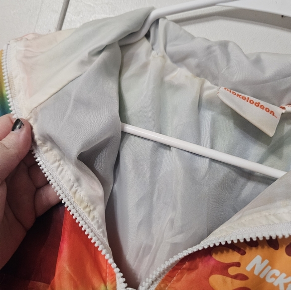 Nickelodeon Tye Dye Cropped Wind Breaker Jacket! - Picture 4 of 8
